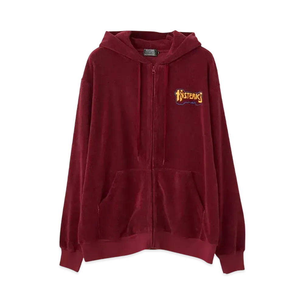 HYSTERIC GLAMOUR Bad Ass Mama Embroidery Hoodie "Red"