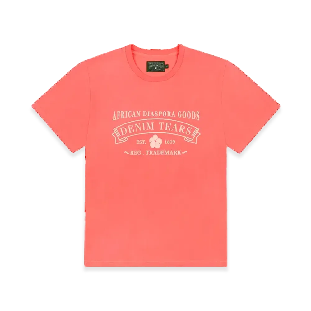 DENIM TEARS ADG Tee "Sea Coral"