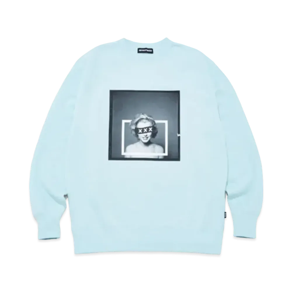 GOD SELECTION XXX Crew Neck Sweat Shirt GX-A24-CN-02 "Saxe Blue"