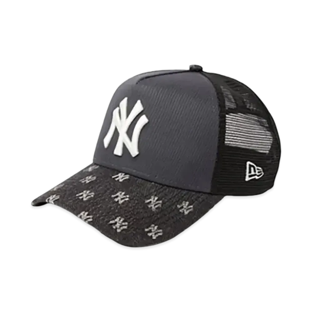 NEW ERA 9Forty A-Frame Tracker MLB Jacquard New York Yankees "Black/Chrome"