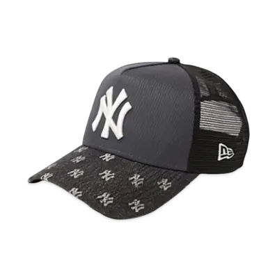 NEW ERA 9Forty A-Frame Tracker MLB Jacquard New York Yankees "Black/Chrome"