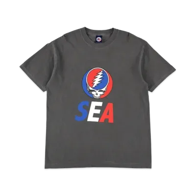 WIND AND SEA x Grateful Dead (Wind/Skull) S/S Tee "Chacoal"