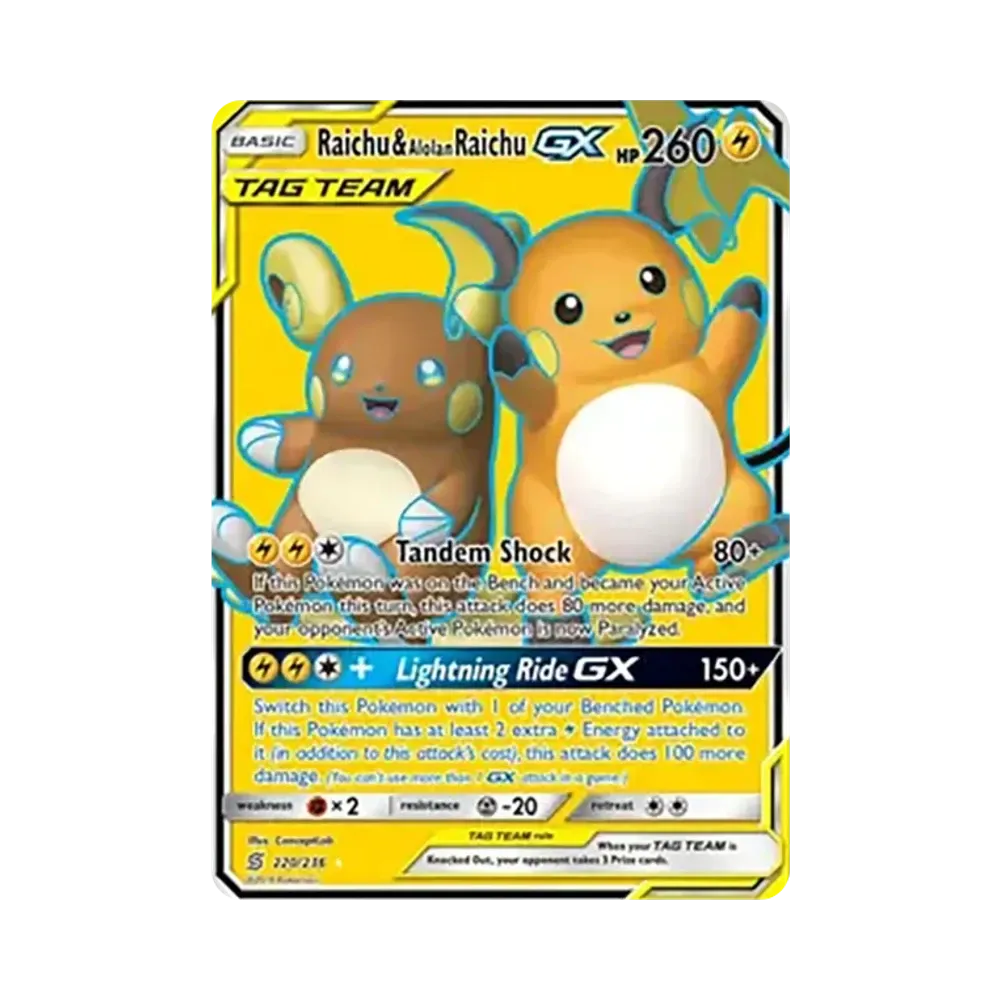 ライチュウ&アローラライチュウGX SR[SM10a 056/054](強化拡張パック