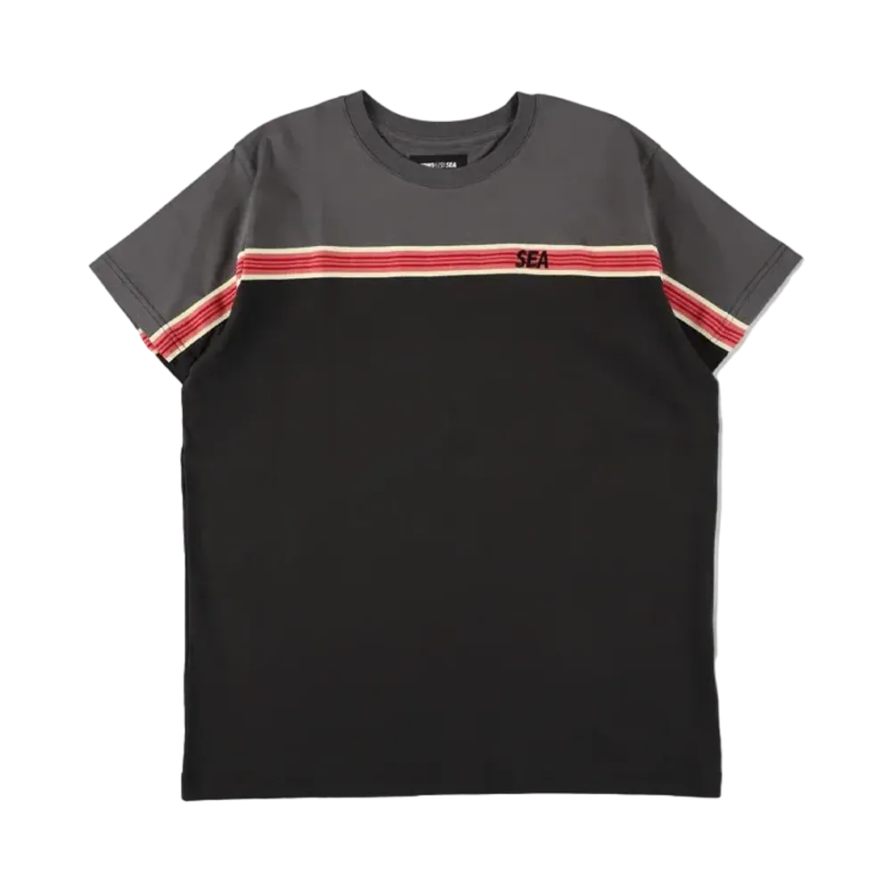 WIND AND SEA Switched Border S/S Tee "Chacoal"