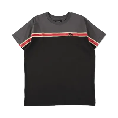 WIND AND SEA Switched Border S/S Tee "Chacoal"