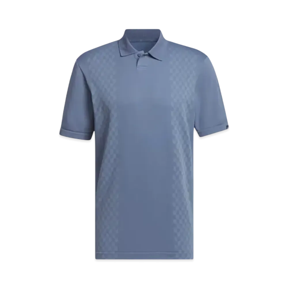 adidas U365T Primeknit Geometric Jacquard Polo "Preloved Ink"