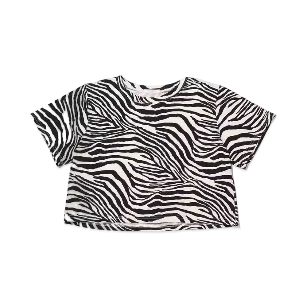 atmos pink Zebra Print T-Shirt "White"
