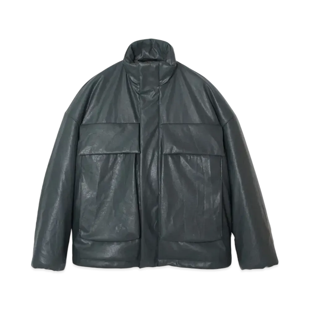 N.HOOLYWOOD Stand Collar Blouson "Charcoal"