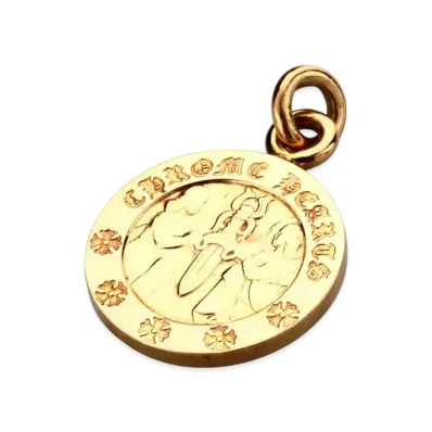 Chrome Hearts 22K Angel Medal Charm V2 "Yellow Gold"