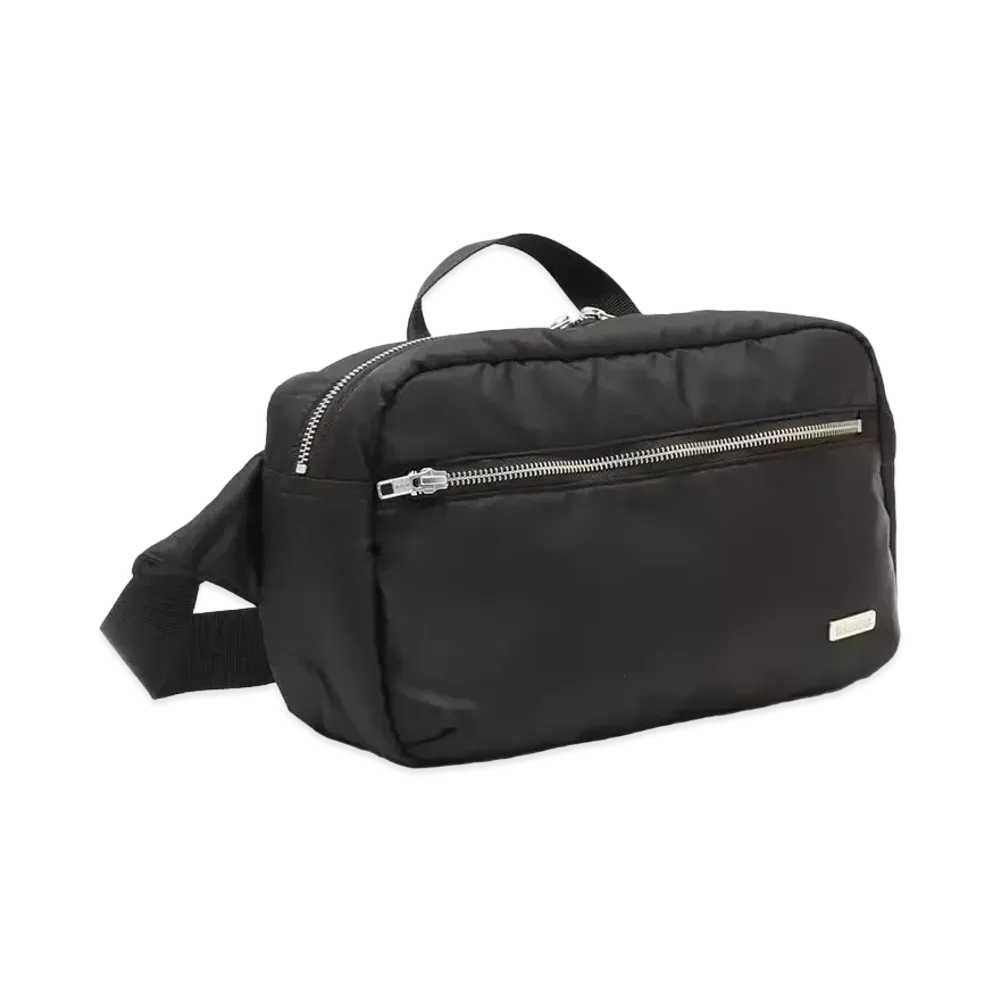 atmos Nylon Twill Waist Bag "Black"