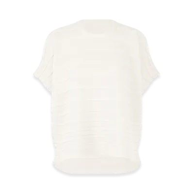 PLEATS PLEASE ISSEY MIYAKE Step Knit "White"