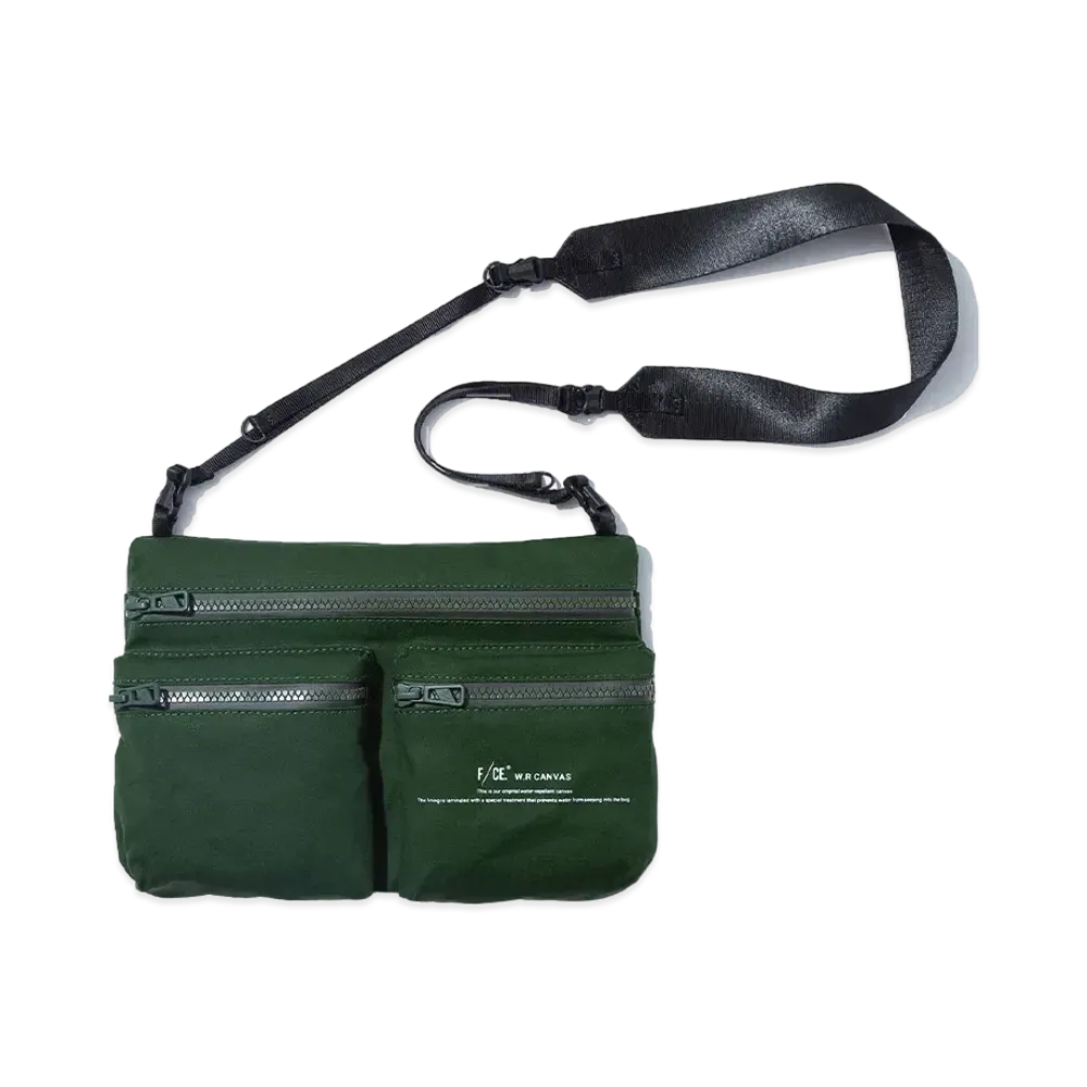 F/CE. W.R Canvas Sacoche "Green"