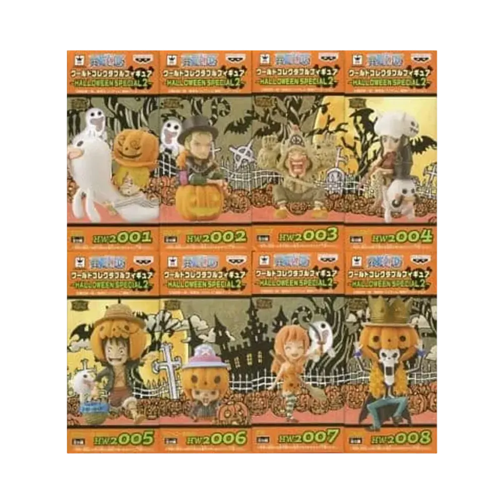 Banpresto One Piece World Collectable Figure -HALLOWEEN SPECIAL2- Complete 8 Piece Set