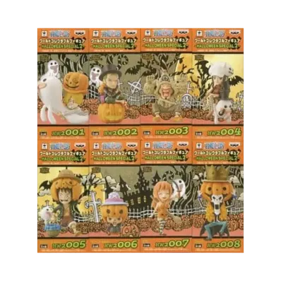 Banpresto One Piece World Collectable Figure -HALLOWEEN SPECIAL2- Complete 8 Piece Set
