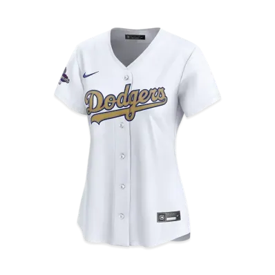 MLB Los Angeles Dodgers 2025 Gold Collection Women's Nike Limited Jersey "White"