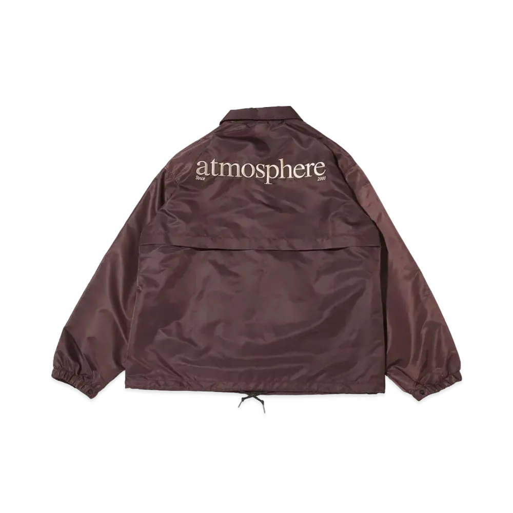 atmos Coach Jacket "Brown"