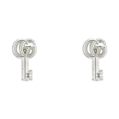 GUCCI GG Marmont key Earrings in "Silver"
