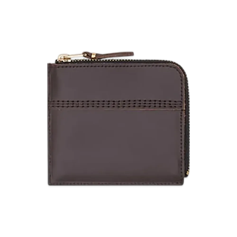 COMME des GARCONS Wallet Triple Stitch "Brown"