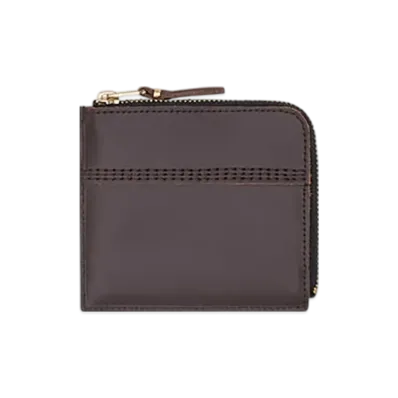 COMME des GARCONS Wallet Triple Stitch "Brown"