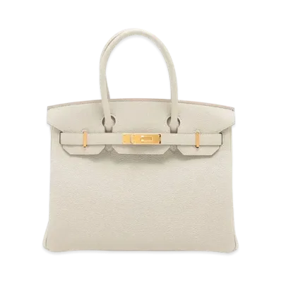 Hermes Birkin Togo "Beton/Gold"