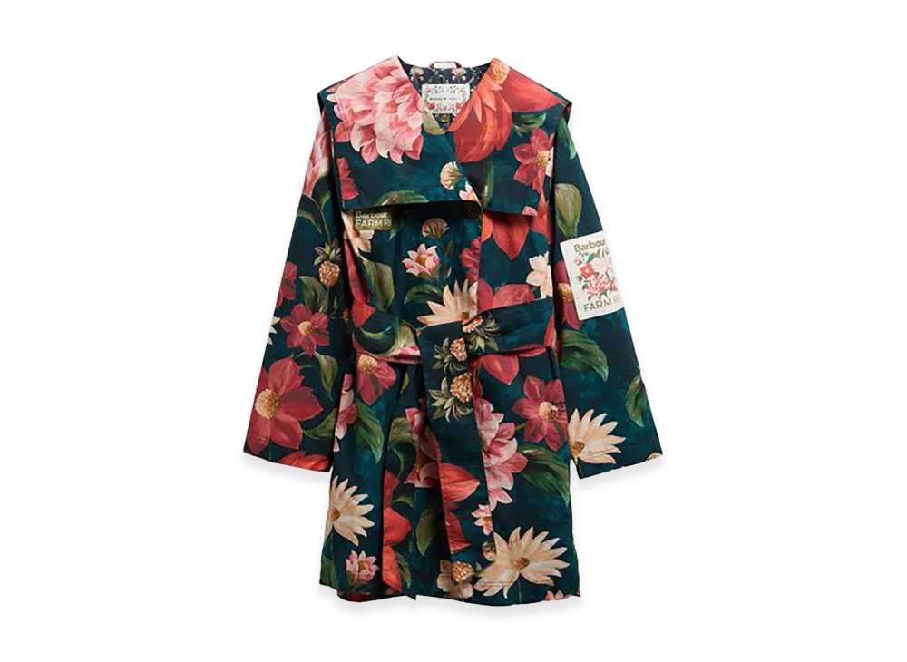 Barbour x FARM Rio Women's Wildflower Casual Jacket "Navy"