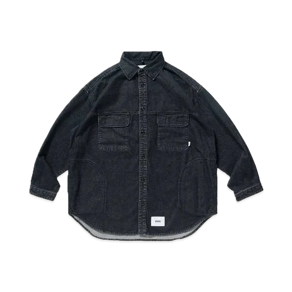 WTAPS WCPO 01 / LS / Cotton. Denim "Black"