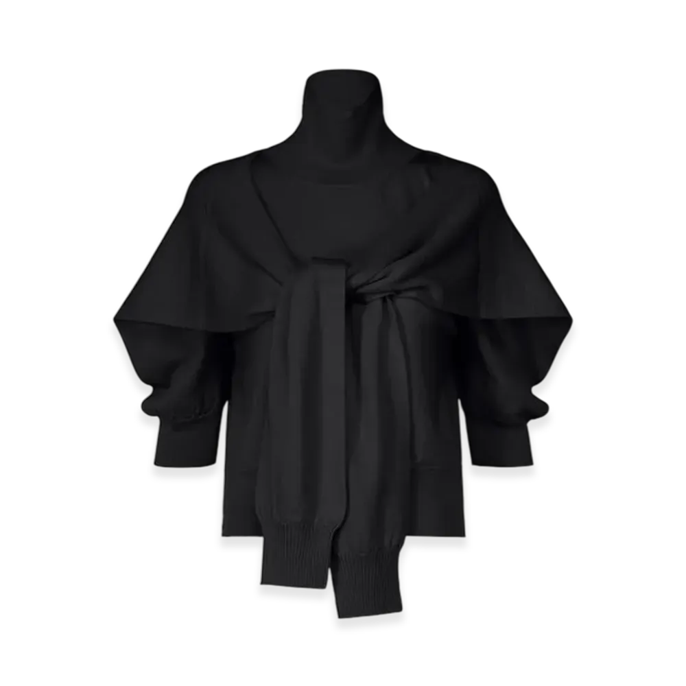 ISSEY MIYAKE Four-Sleeved (Wool) "Black"