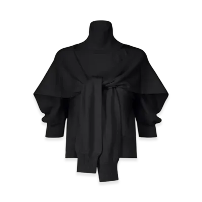 ISSEY MIYAKE Four-Sleeved (Wool) "Black"