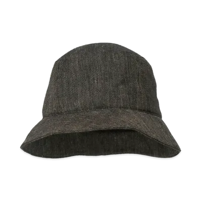 NEEDLES Bucket Hat Linen Wool Twill "Black"