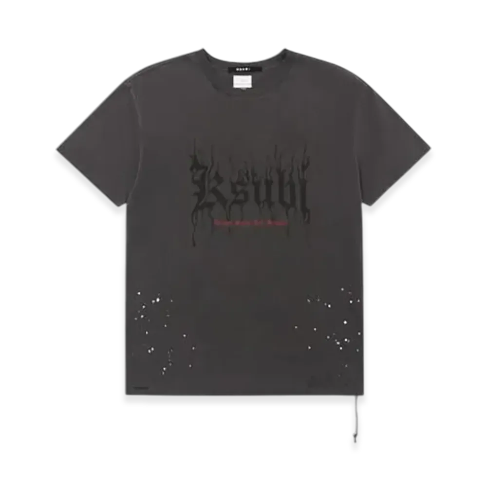 KSUBI Asap Tyy Biggie SS Tee "Faded Black"