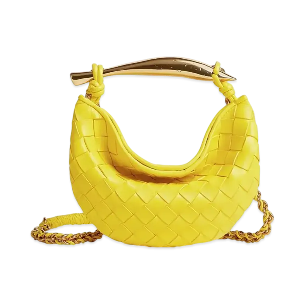 Bottega Veneta Baby Sardine Chain "Sulfur"