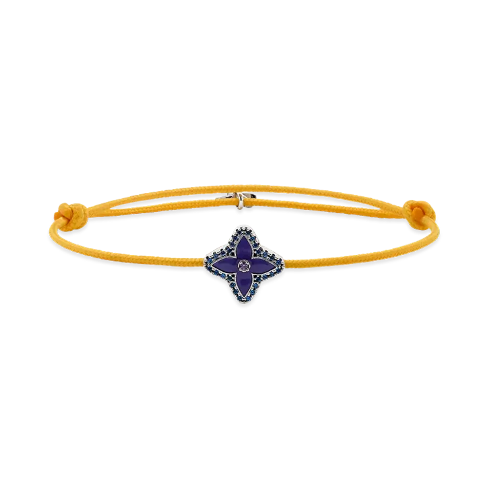 Louis Vuitton Monogram Stessia Cordon Bracelet "Yellow"