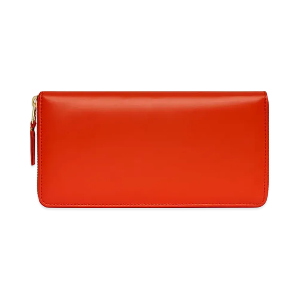COMME des GARCONS Wallet Colored Leather "Orange"