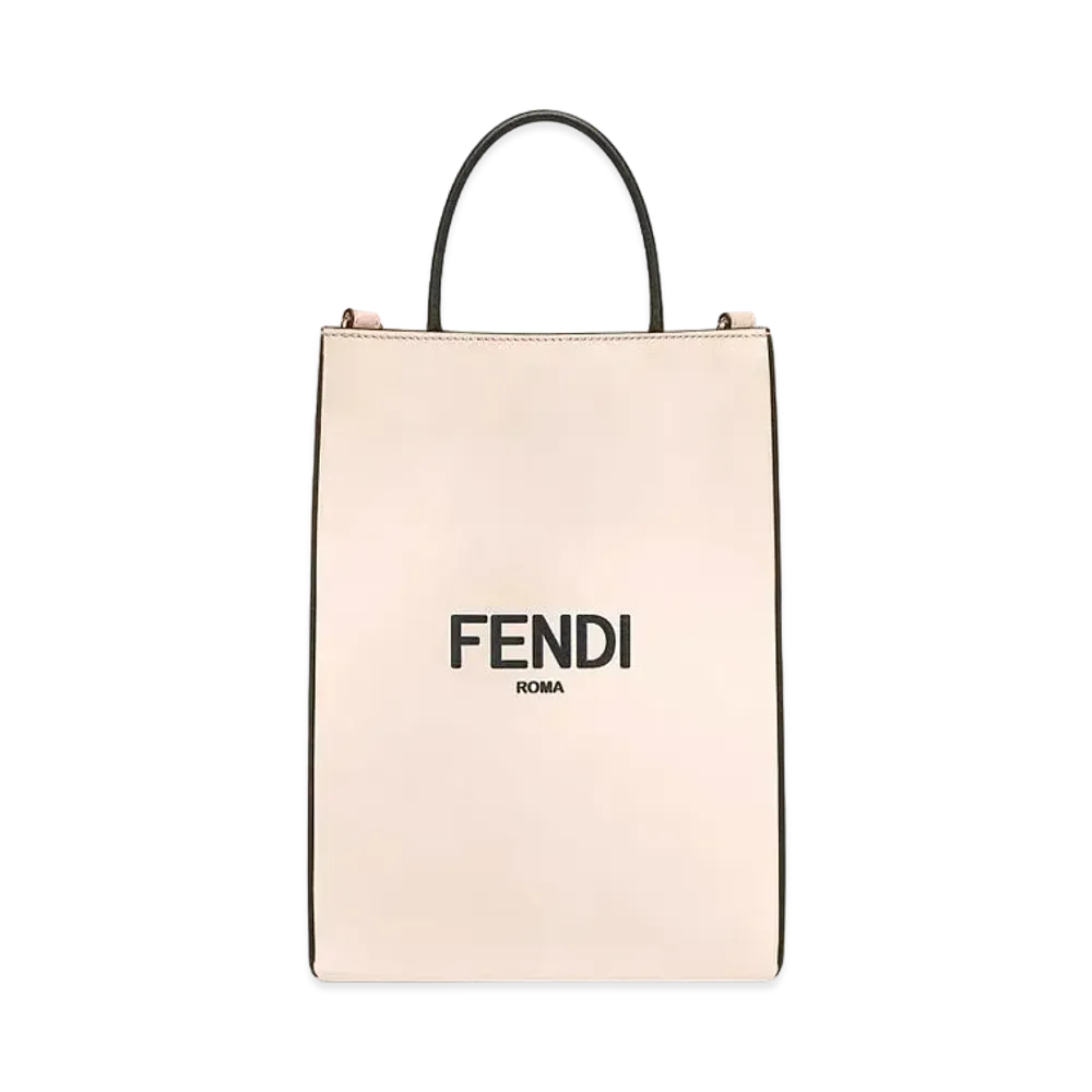 FENDI Pack Small Shopping Bag Leather Bag "Pink"