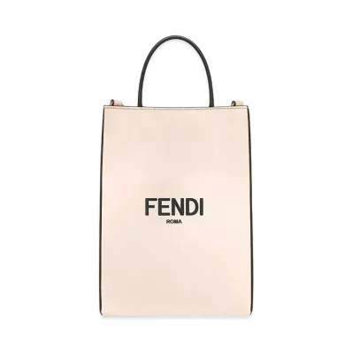 FENDI Pack Small Shopping Bag Leather Bag "Pink"