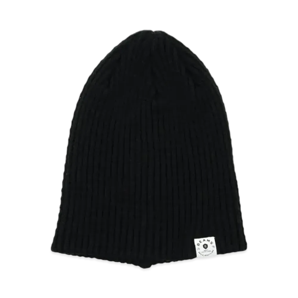 BEAMS Loose Beanie "Black"