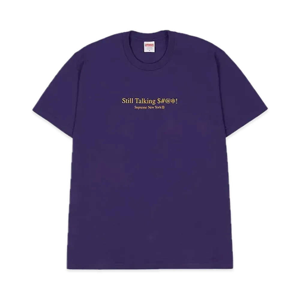 Supreme Still Talking Tee "Purple"