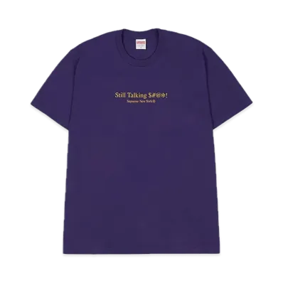 Supreme Still Talking Tee "Purple"