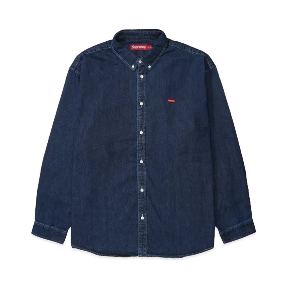 Supreme Small Box Denim Shirt (25FW) "Indigo"