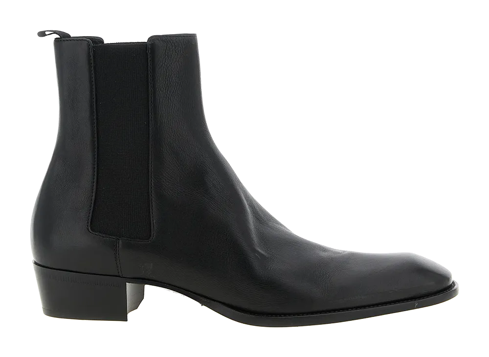Saint Laurent Stanton Ankle Boots "Black"