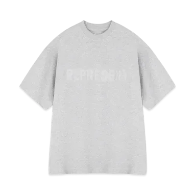 REPRESENT Owners Club Boyfriend T-Shirt "Grey Marl"