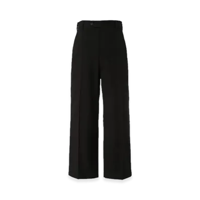 COMME des GARCONS HOMME Cotton Oxford Center Crease Pants "Black"