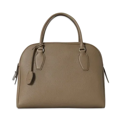 The Row Women's India 12 Leather Bag "Smoked Taupe"