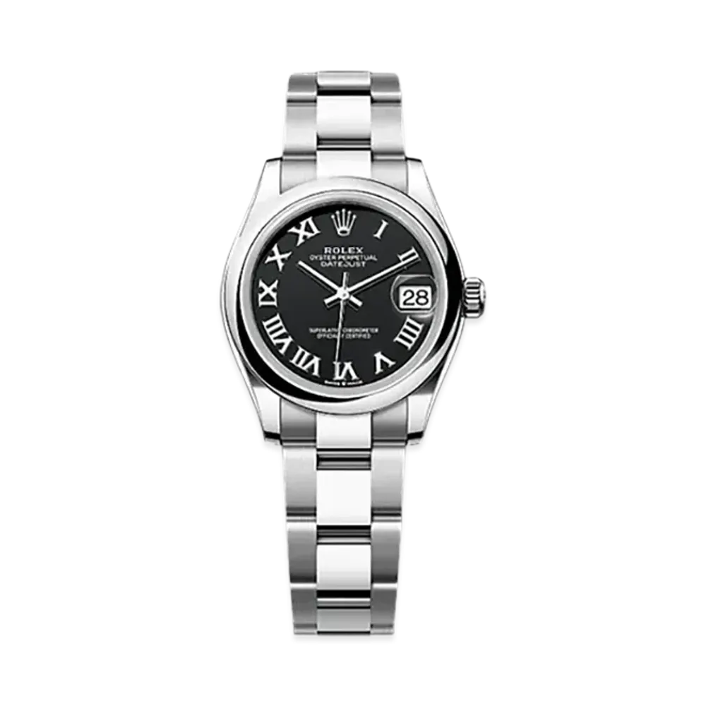 ROLEX Datejust 31 Oystersteel "Black"