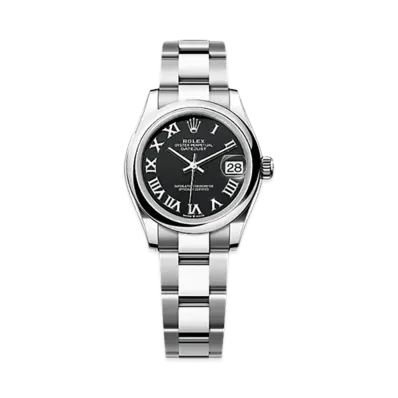 ROLEX Datejust 31 Oystersteel "Black"