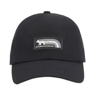 Maison Kitsune Flash Fox 6P Cap "Black"
