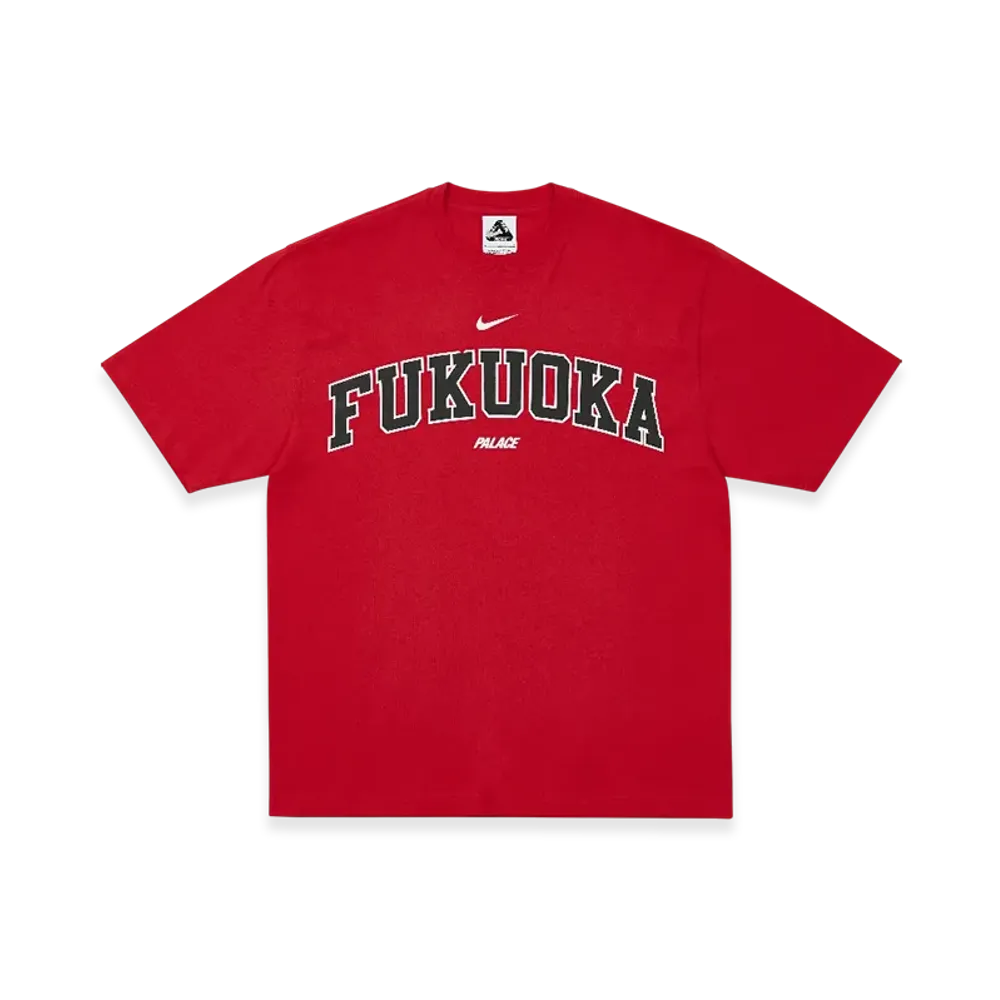 PALACE x Nike Shop T-Shirt Fukuoka "Red"