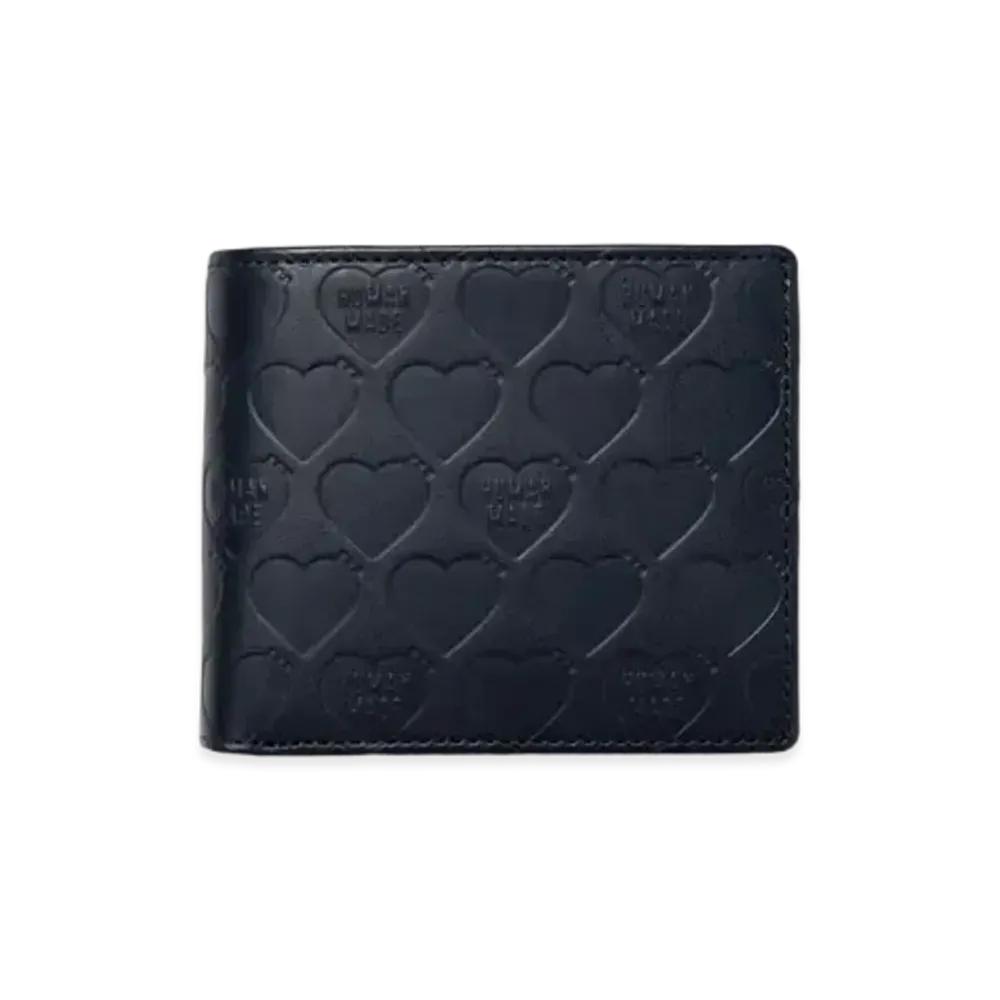 HUMAN MADE Leather Wallet "Navy"
