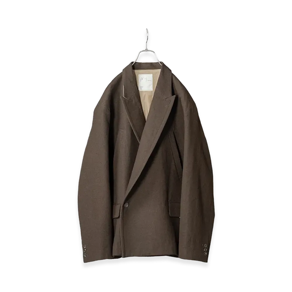 ANCELLM Double Tailored Jacket "Brown"