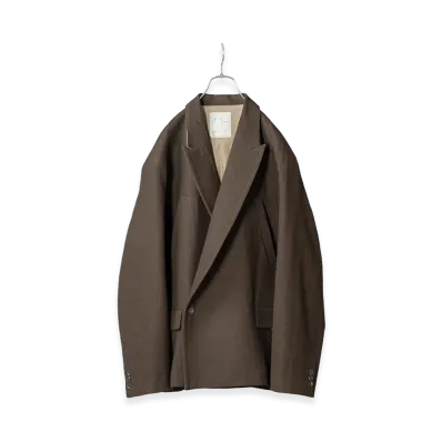 ANCELLM Double Tailored Jacket "Brown"